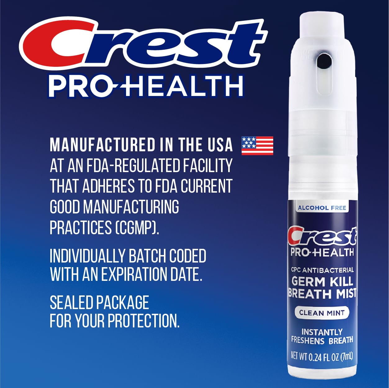 Crest Pro-Health Breath Mist product detail